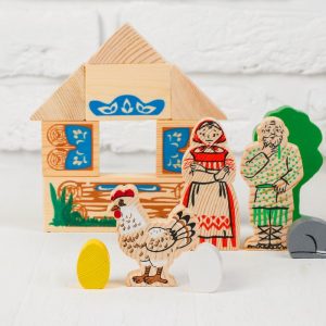 Constructor The fairy tale of the ryaba hen 17 pieces