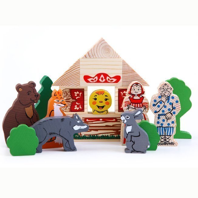 Wooden Play Set "Kolobok"
