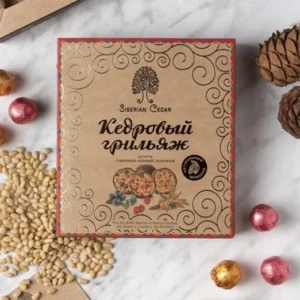 Pine Nut Grillage Assortment, 120 g — Blueberry, Cranberry, Sea Buckthorn