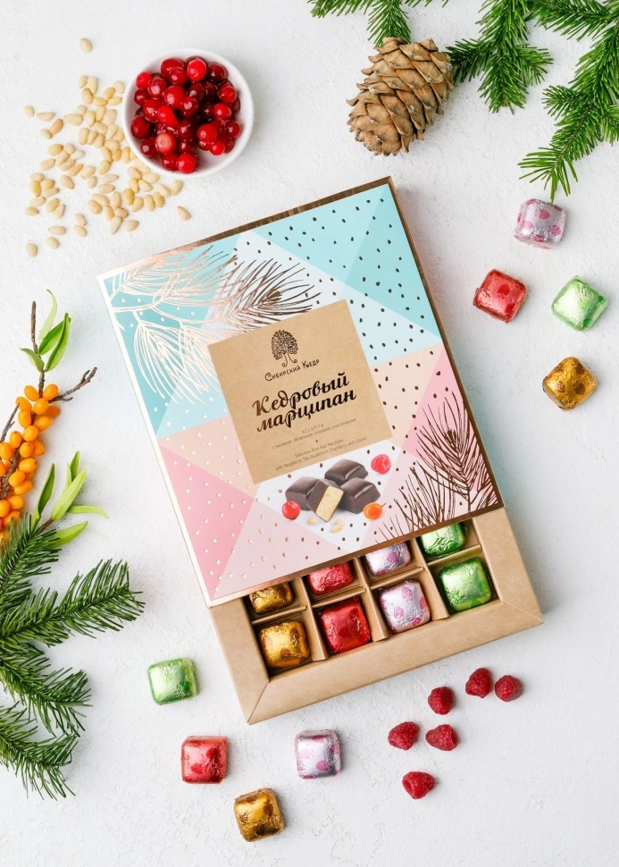 Pine Nut Marzipan Assortment, 170 g