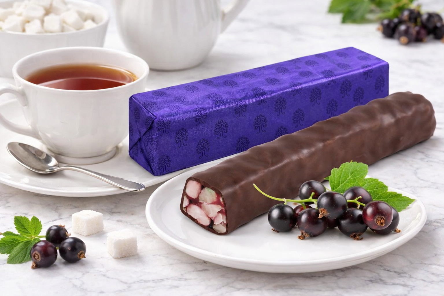 Pine Nut sticks with black currant, 100 g