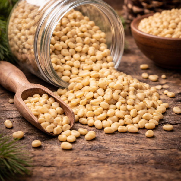 Premium Siberian pine nuts vacuum packed