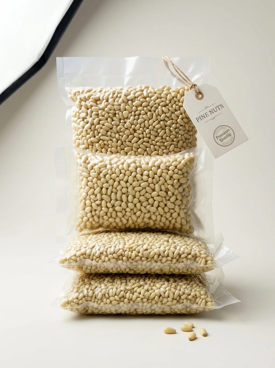 Premium Siberian Pine Nuts – Raw, Vacuum Packed – 100g / 200g / 500g
