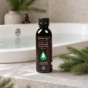 Siberian Fir Bath Concentrate 200 ml bottle on white background