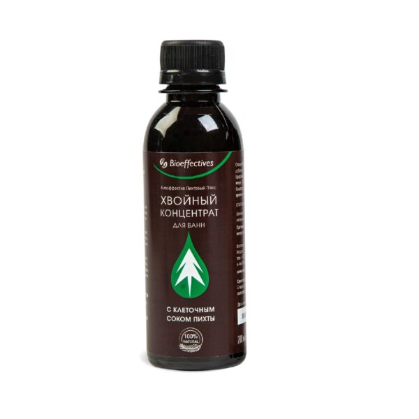 Siberian Fir Bath Concentrate 200 ml bottle on white background